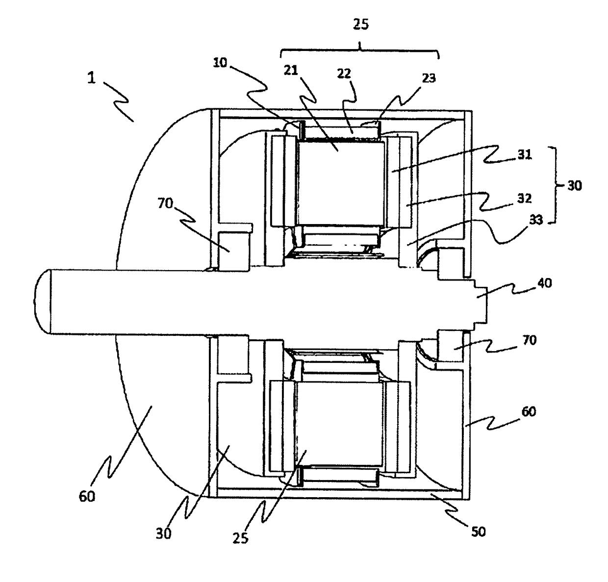 Axial Air Gap Rotating Electric Machine