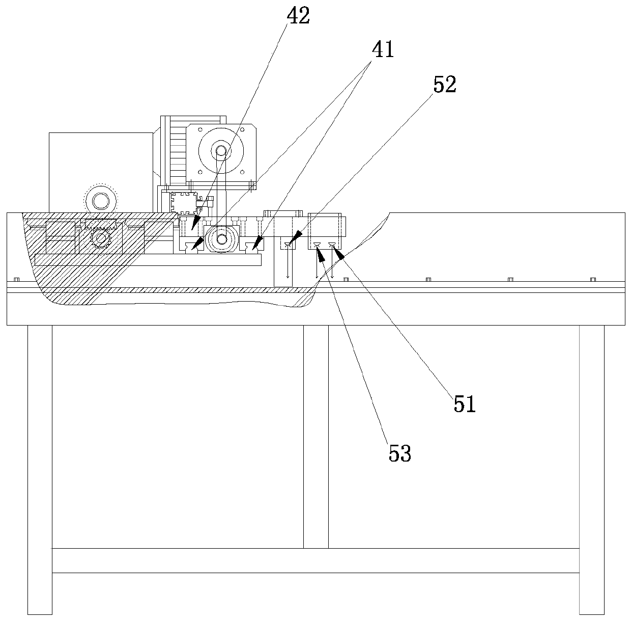 Continuous production line of finger joint boards