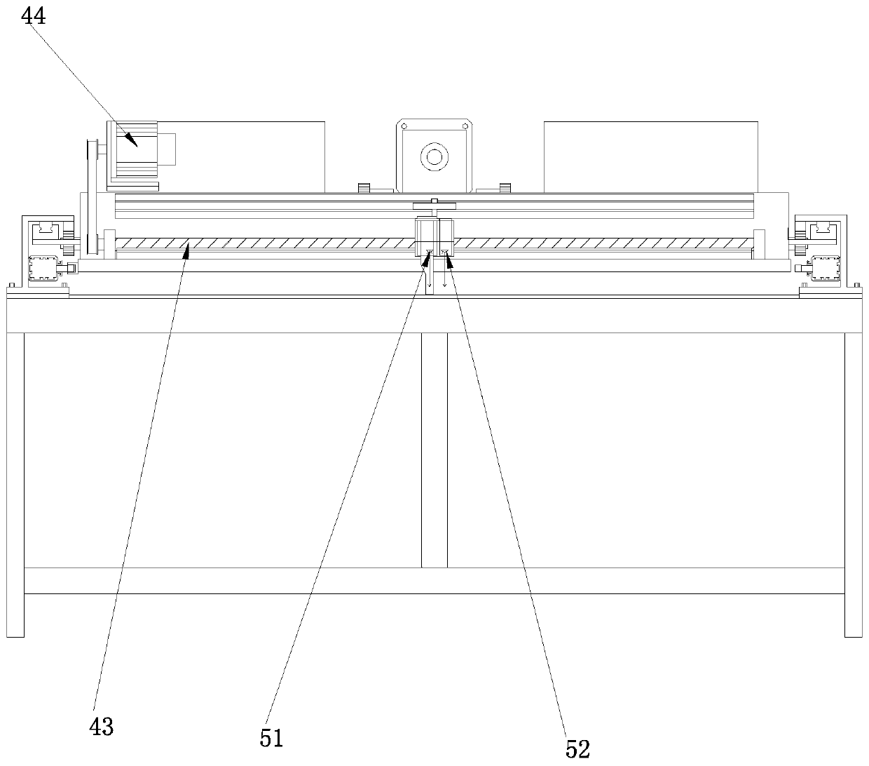 Continuous production line of finger joint boards