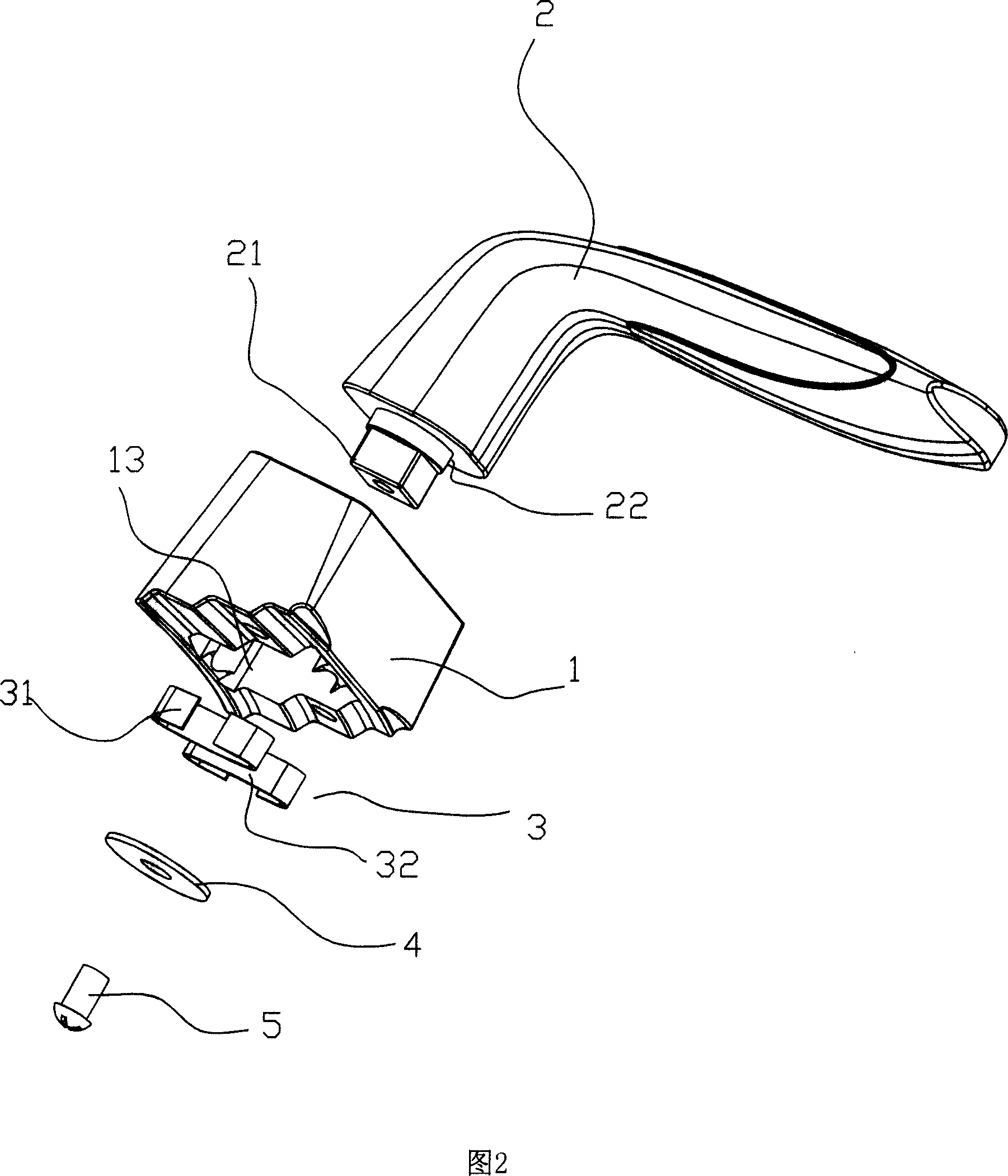 Pot cover with 360 DEG rotary location handle