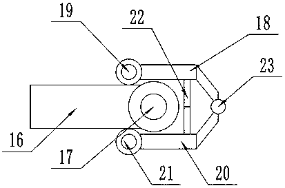 Intelligent door opening and closing device of refrigerator