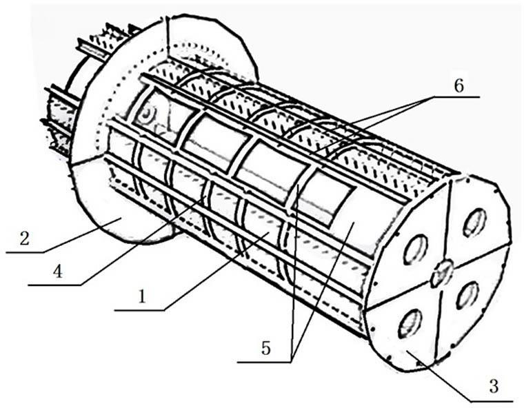 Round cross-shaped column base and manufacturing method thereof