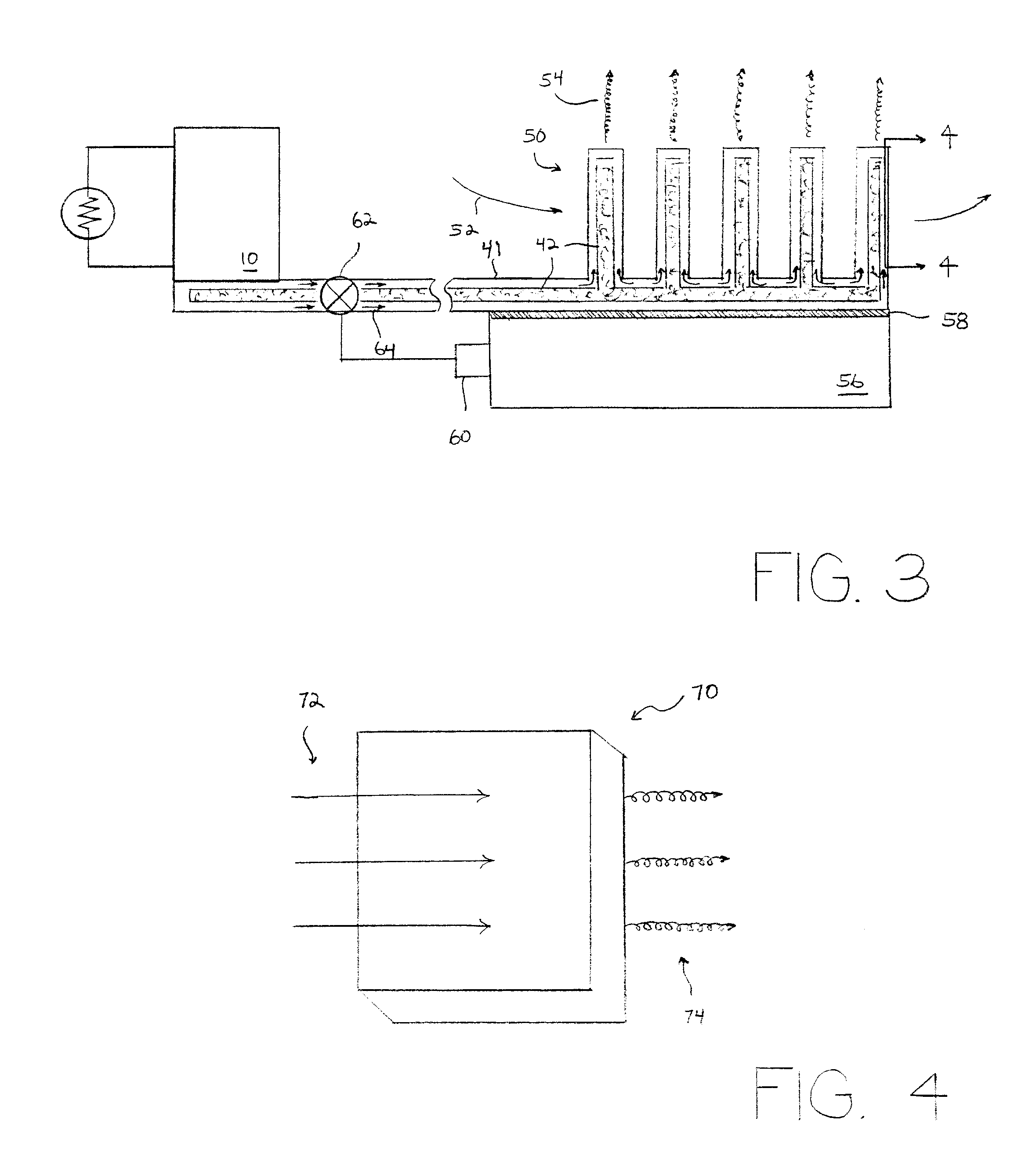 Fuel cell having an integrated, porous thermal exchange mechanism