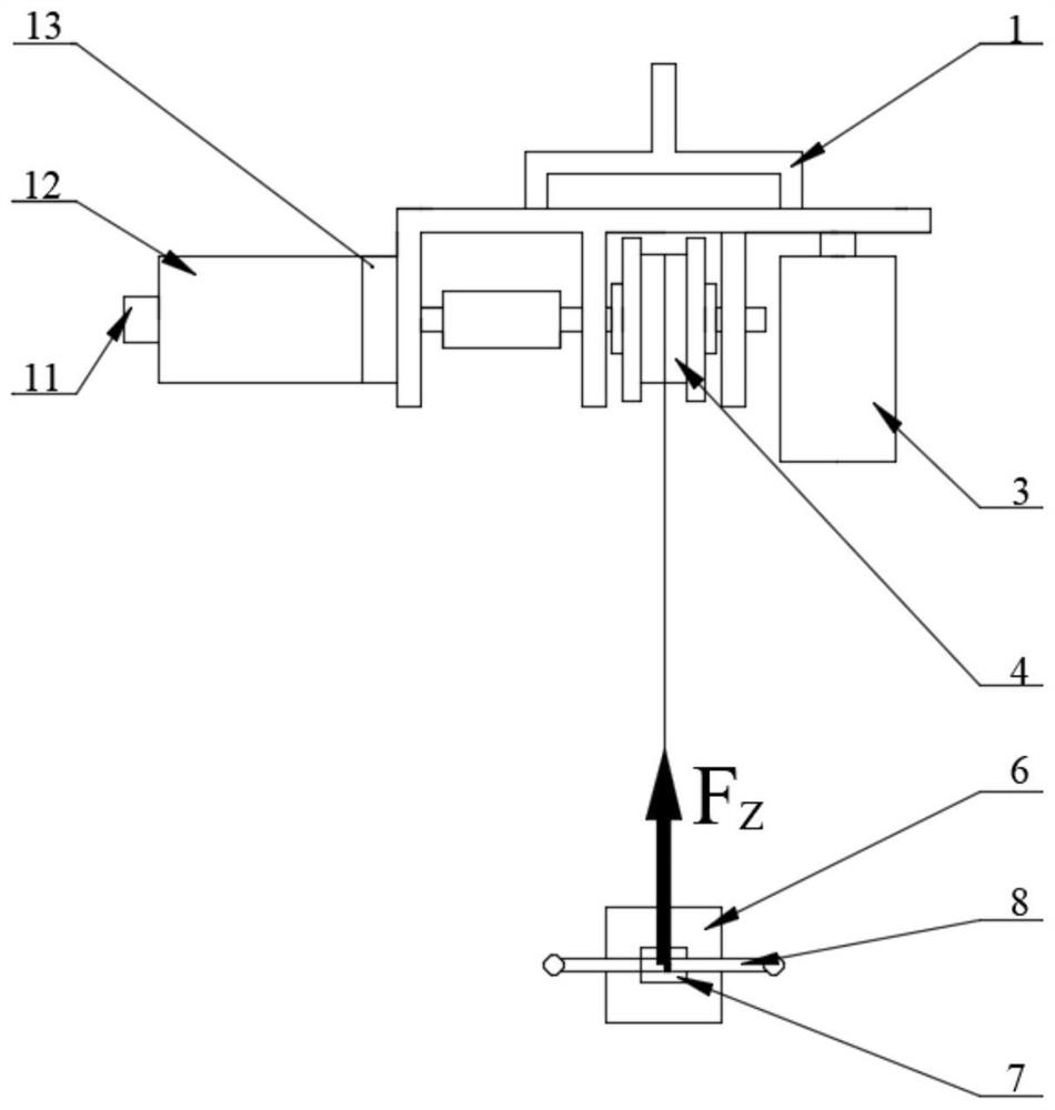 Device for simulating microgravity environment object carrying training and friction torque compensation method thereof