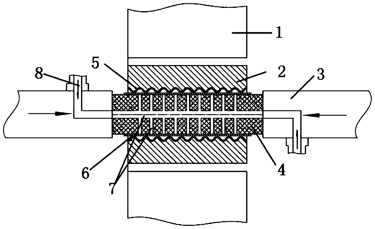 Complex curved surface component forming device and method on the basis of magnetorheological elastomers