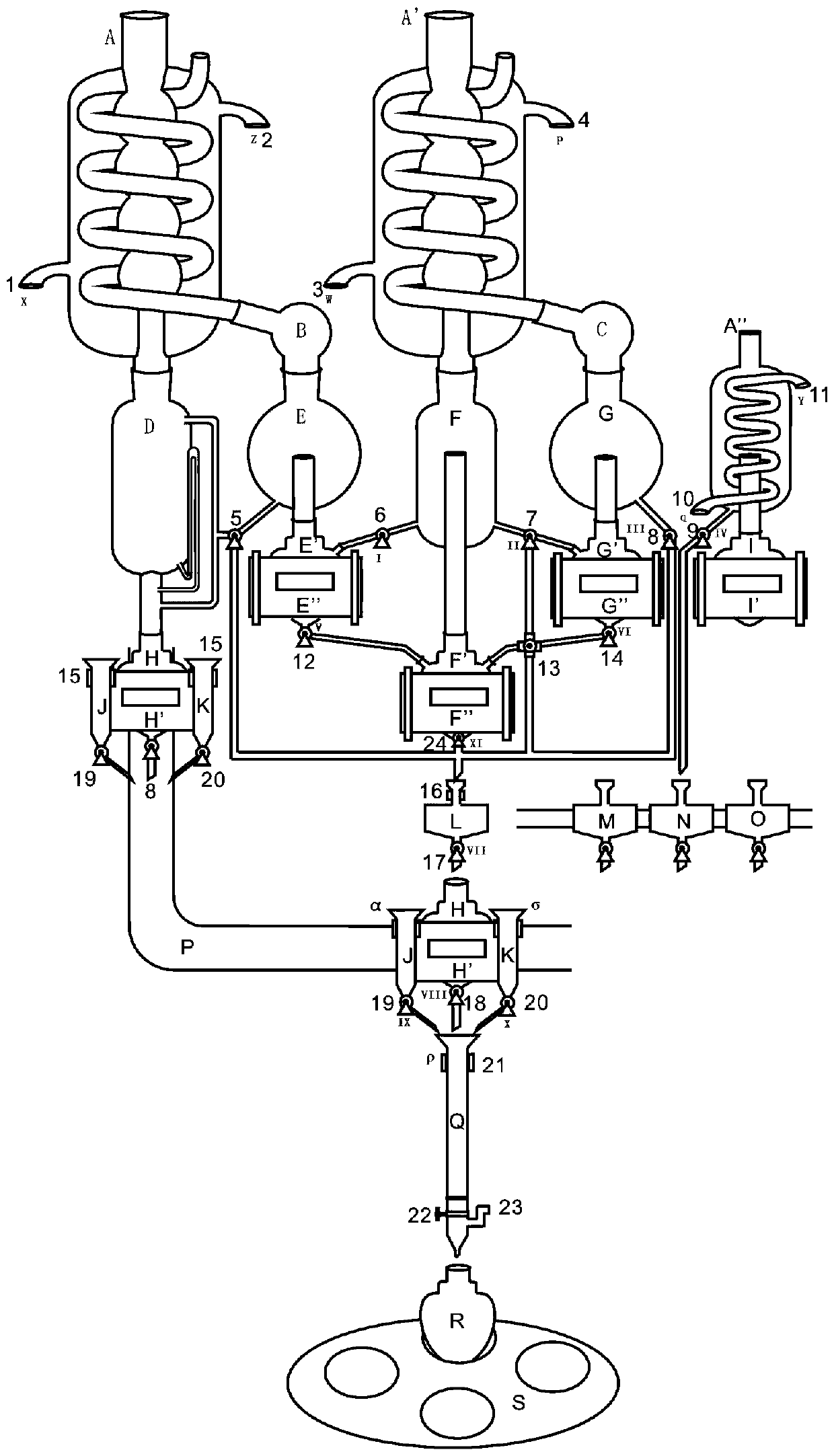 Organic matter extraction-separation-cleaning-recovery device