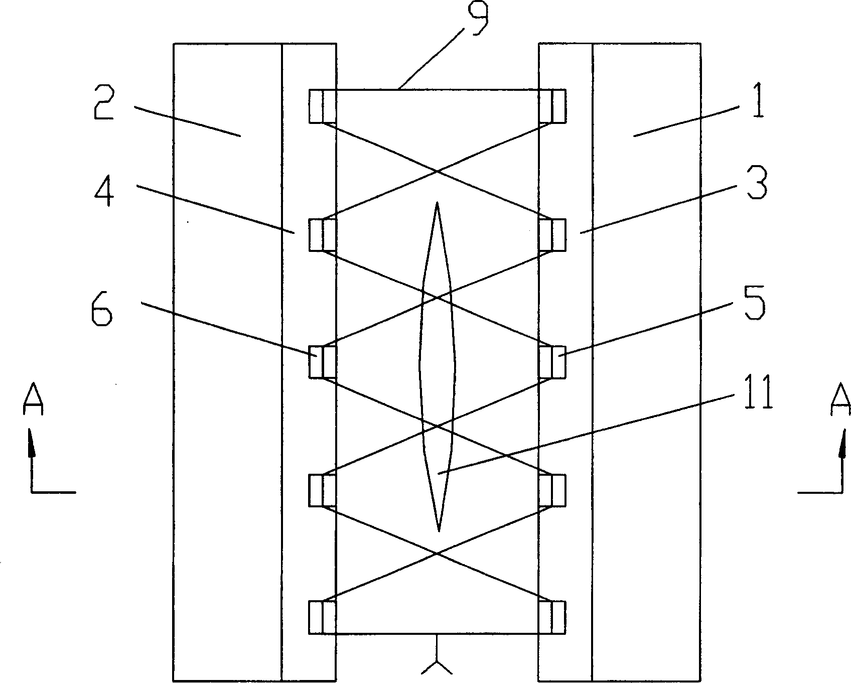 Means for suturing wound of skin surface