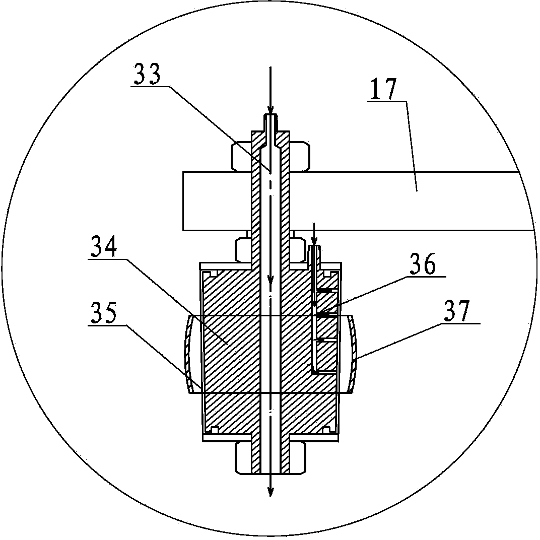 Full-automatic leak hunting machine for gloves