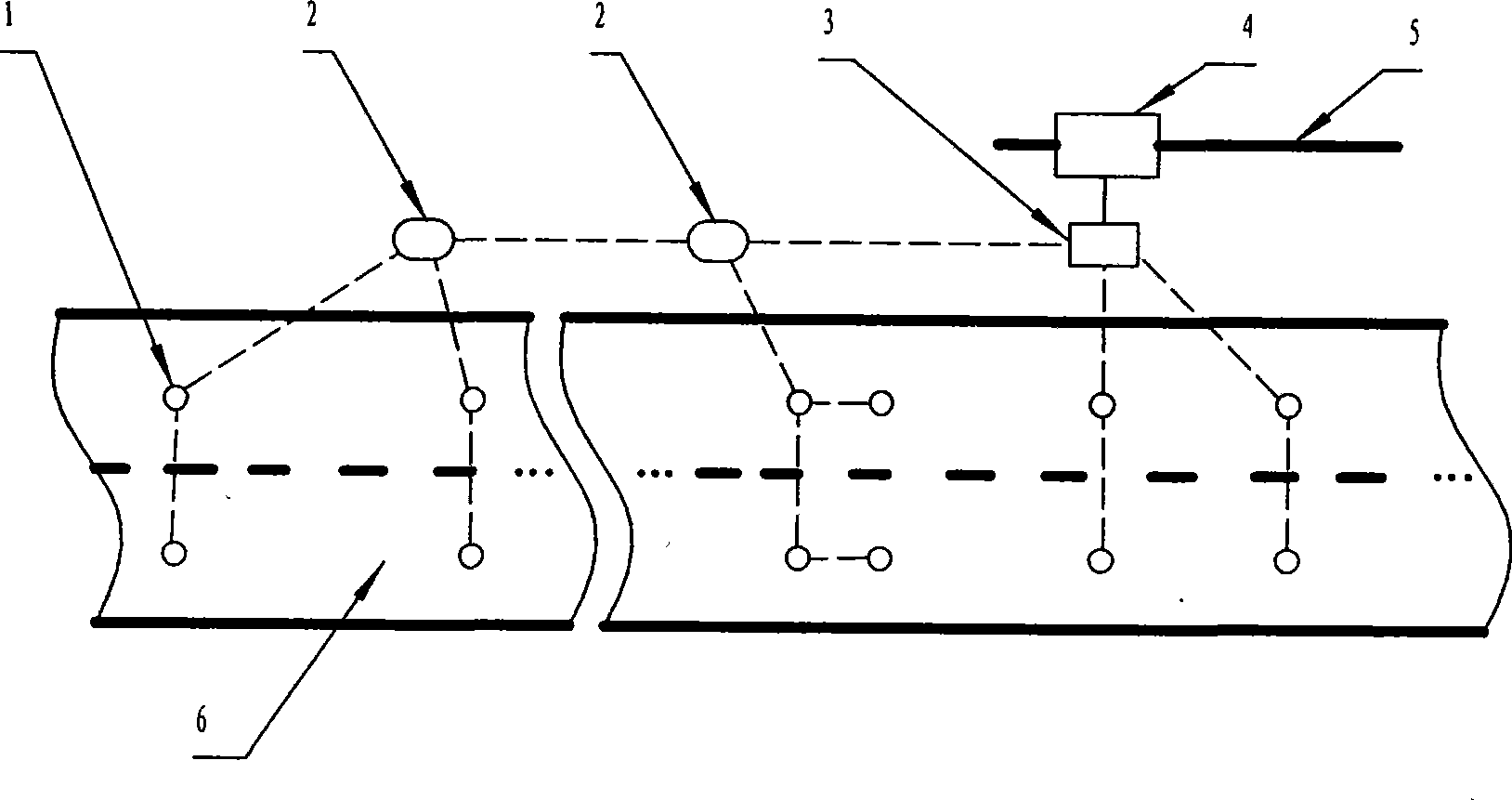 Intelligent dust type traffic sensor and signal control network and message transmission system thereof