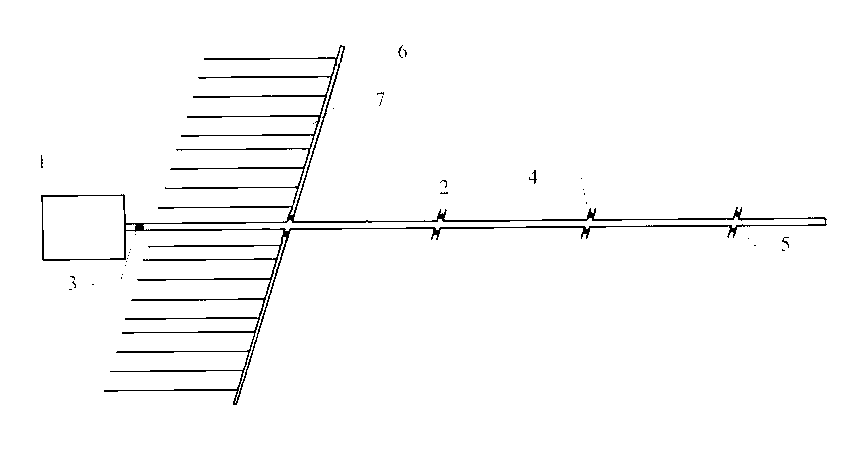 Method for recovering vegetation in desertified land in extremely droughty area