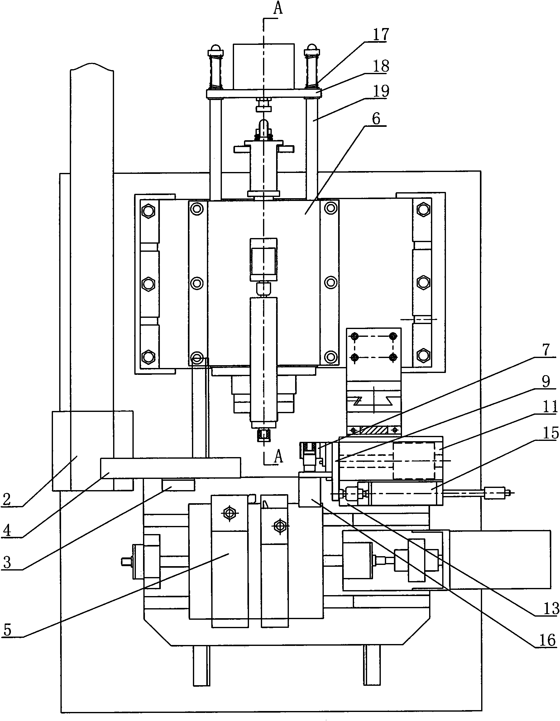 Full-automatic commutator excircle lathe