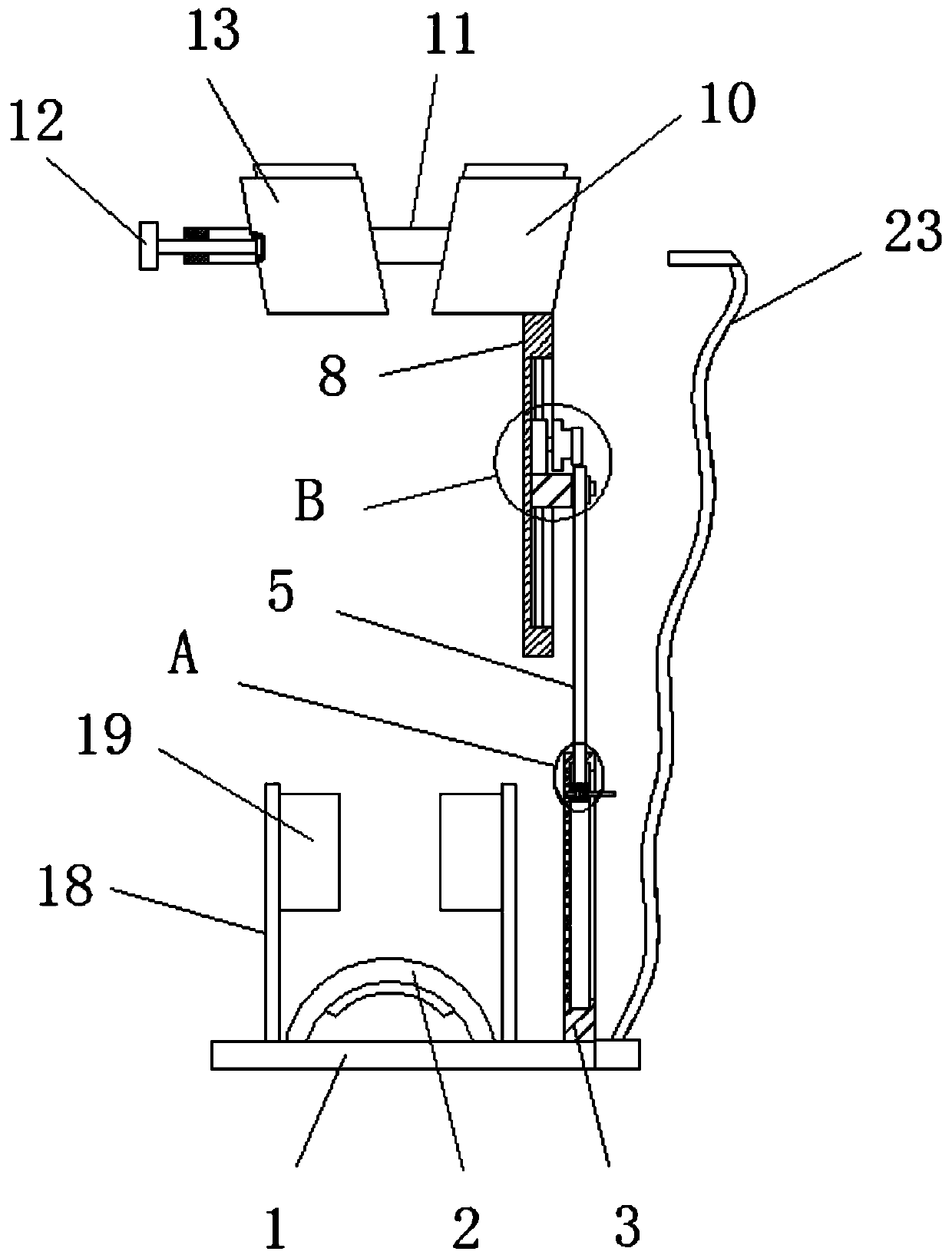 A knee flexible auxiliary rehabilitation device