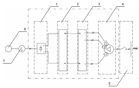 Controlling method of energy feedback type diesel engine testing device