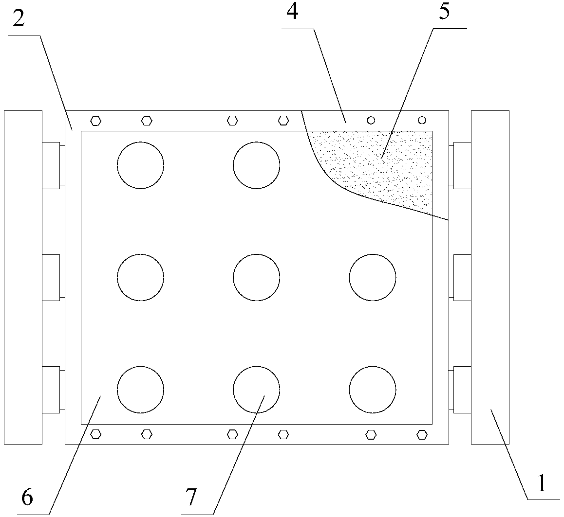 Device and method of test for simulation of deep-lying tunnel blasting excavation unloading