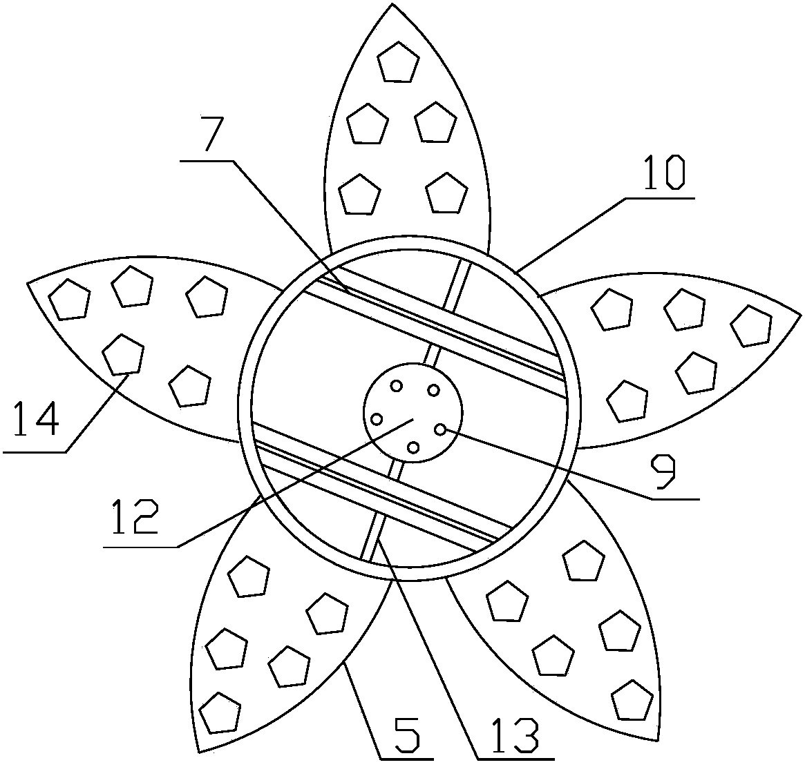 An energy-saving and noise-reducing multifunctional decorative tuyere capable of uniform airflow and its application method