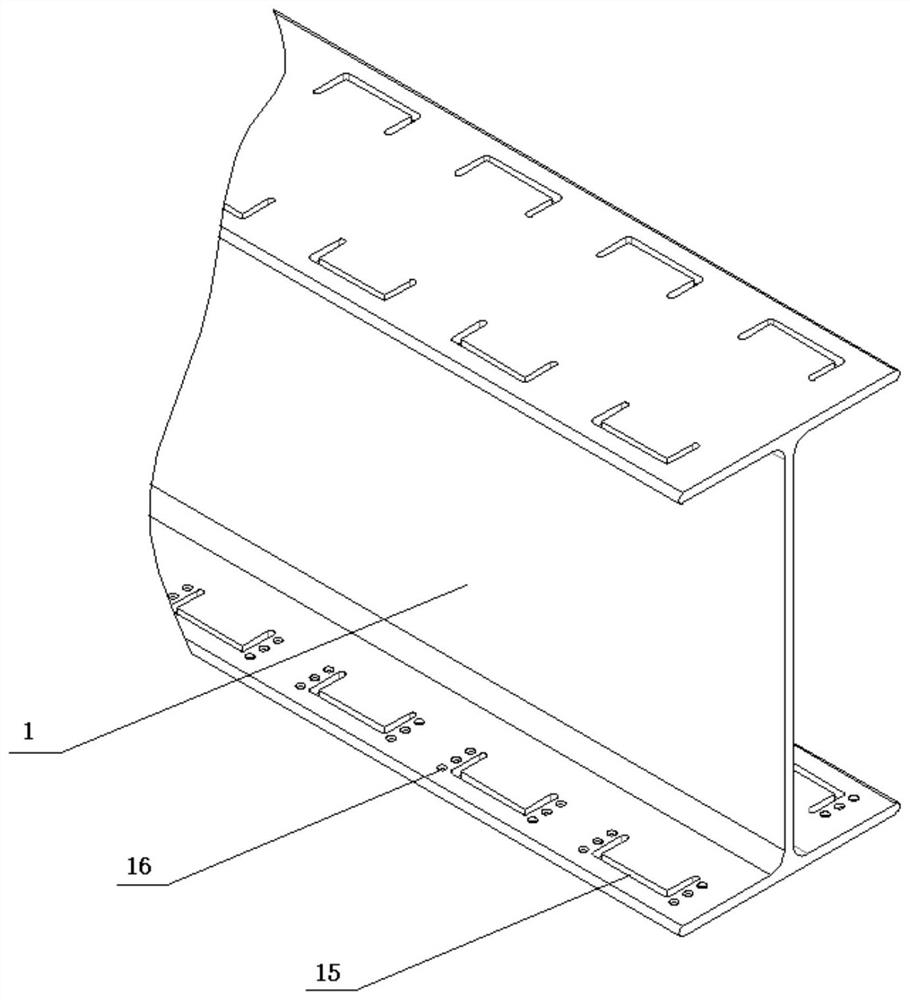 a steel structure beam