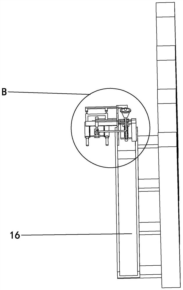 Bricklaying machine for automatic construction engineering