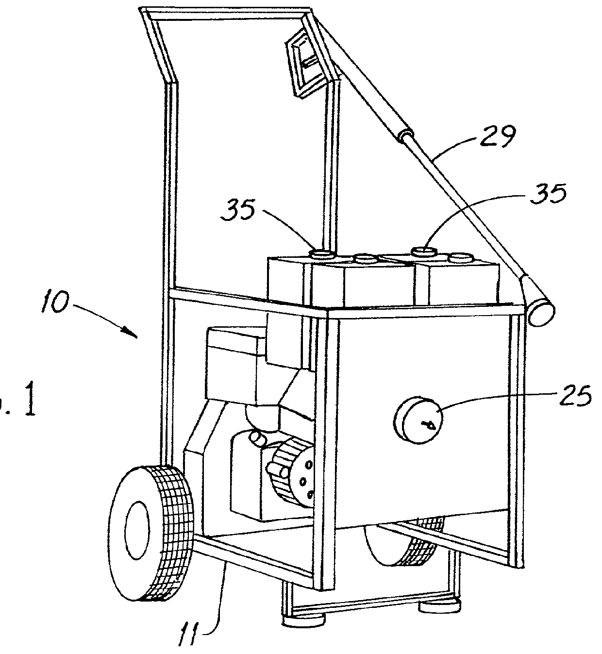 Multi-container pressure washer