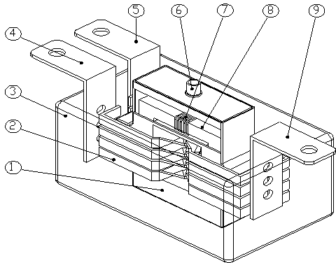 Capacitor partial discharge coupling and denoising sensor