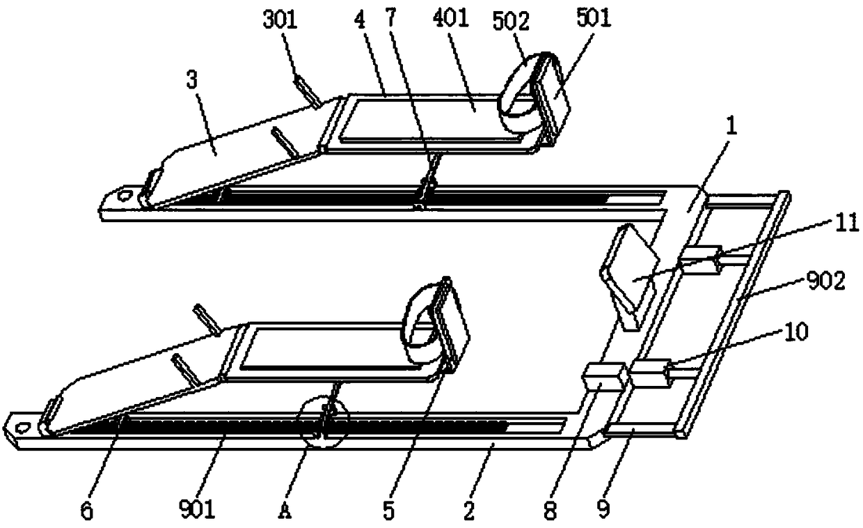 Postoperative care and rehabilitation device for neurosurgery department