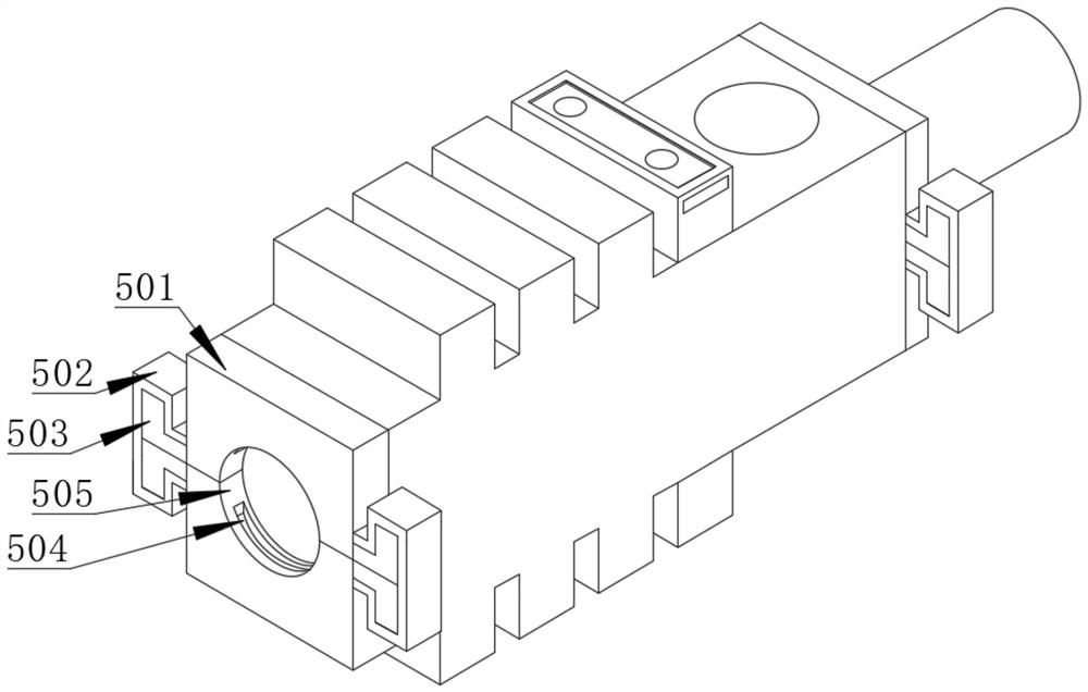 Protective air compressor with quick-release noise isolation mechanism and quick-release method