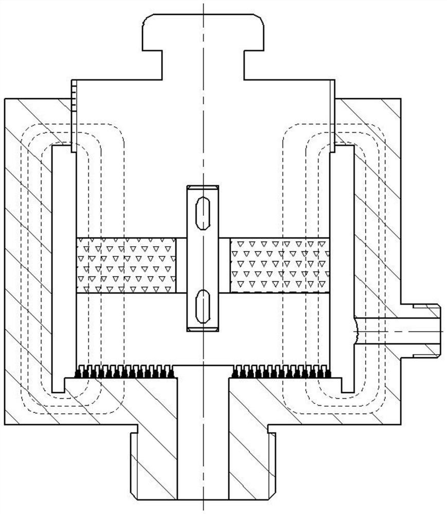 Pressure-adjustable magnetic liquid safety valve