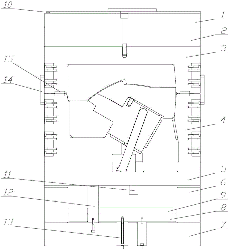 Heat-insulating energy-saving type injection mold