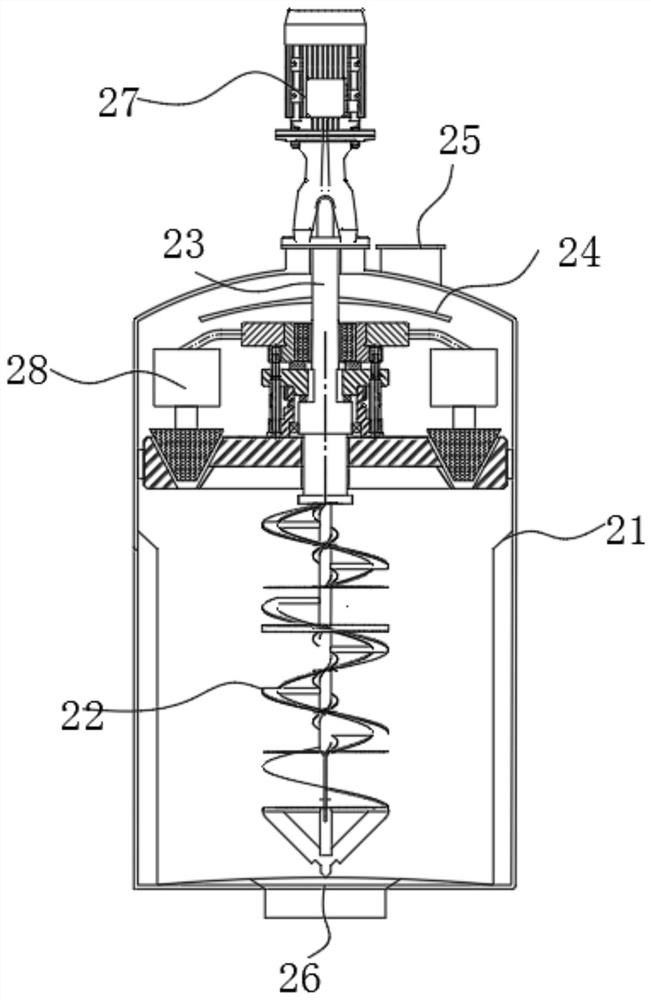 Red mud treatment system for hollow brick production