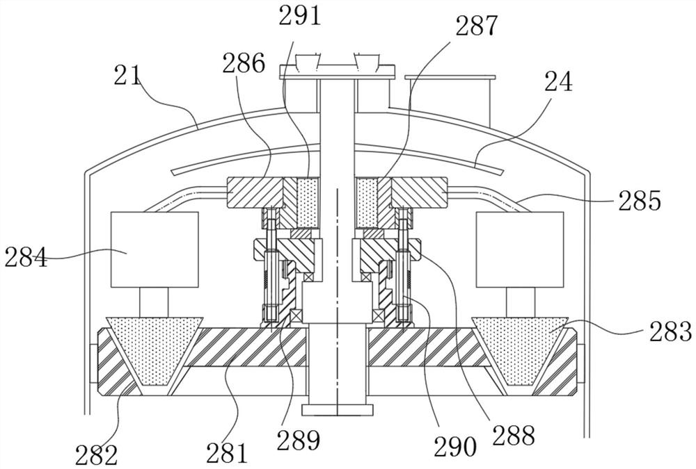 Red mud treatment system for hollow brick production