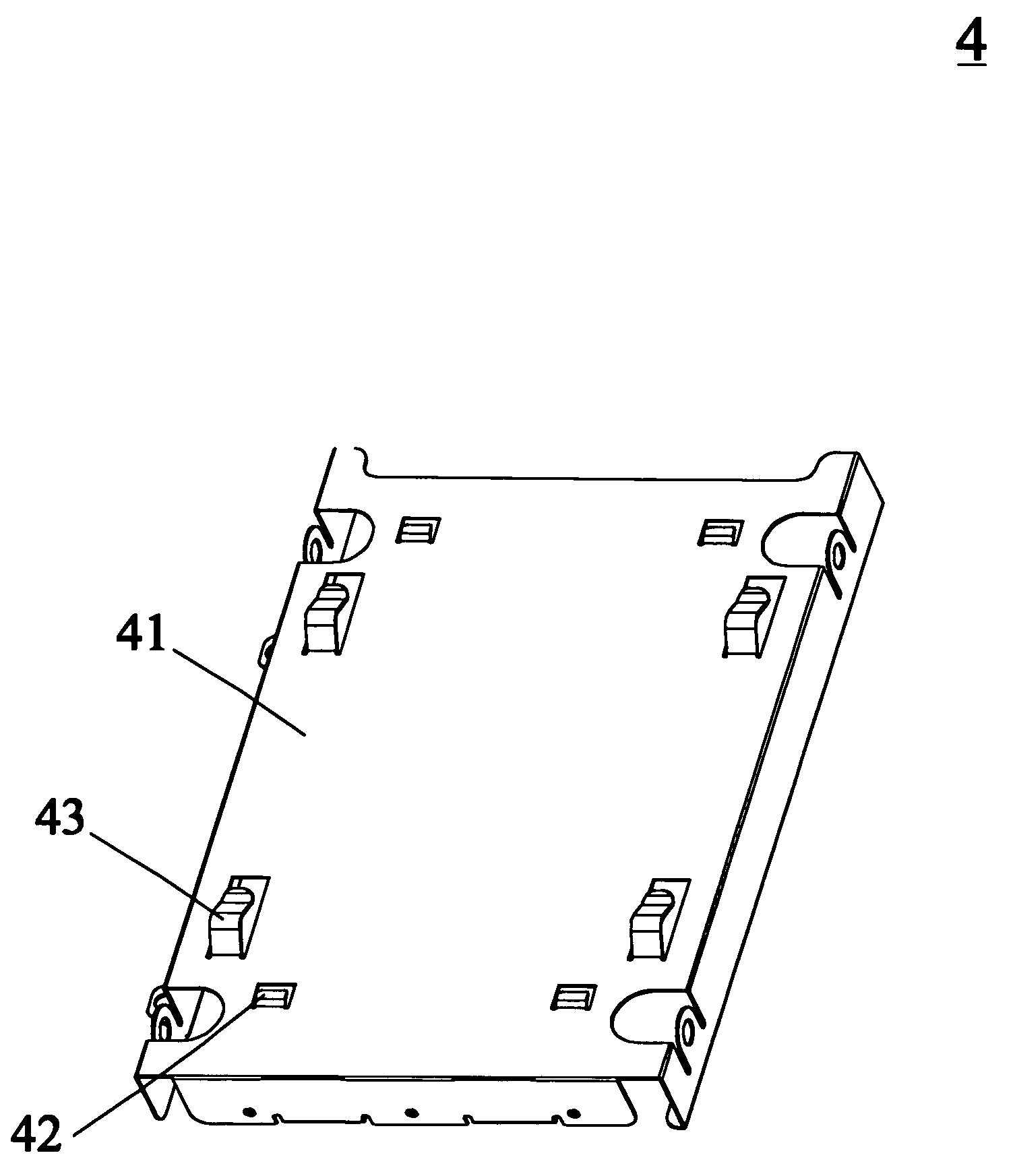 Electronic device and holder having elastic elements thereof