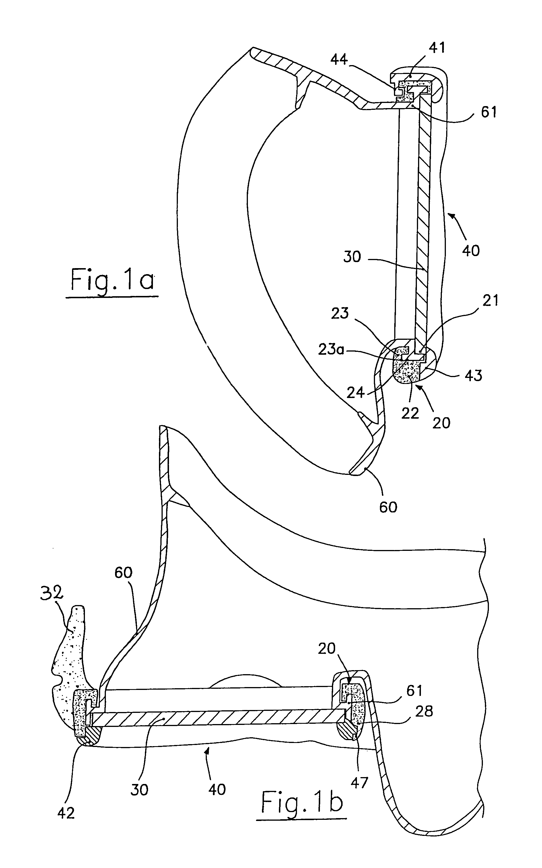 Scuba diving mask with corrective lenses