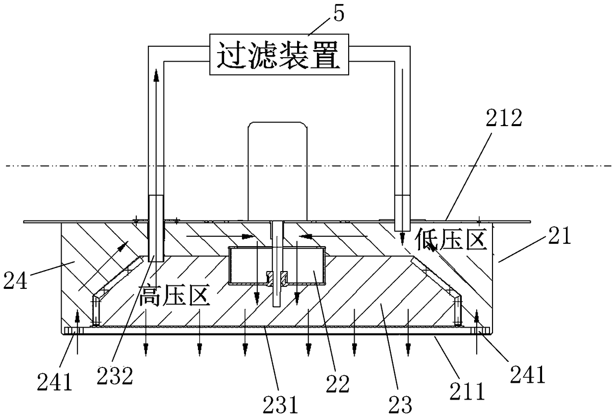 Hot air reflow furnace