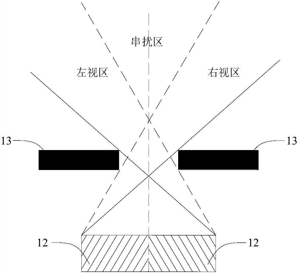 Double-vision display panel and display device