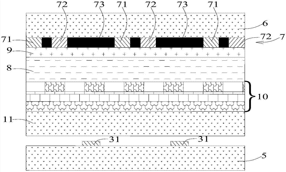 Double-vision display panel and display device