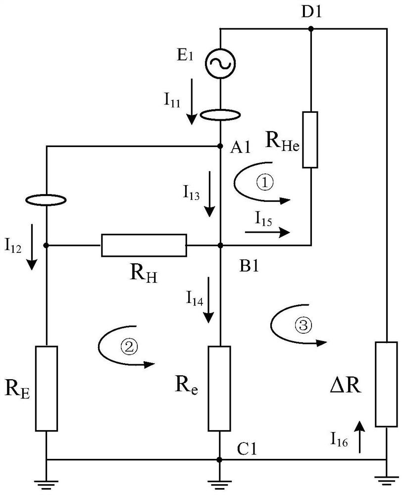 Grounding resistance calculation method, device and terminal equipment of tower grounding device