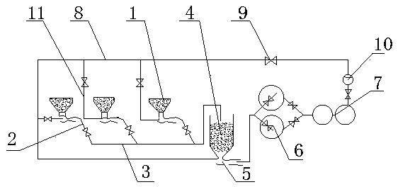 Pebble coal collecting system