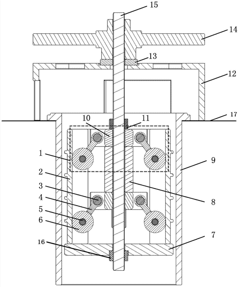 A cylinder liner removal device