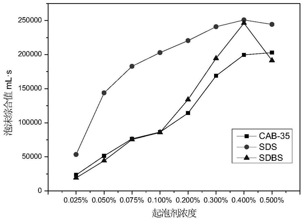 A kind of heat-resistant foam gel and its preparation method and application