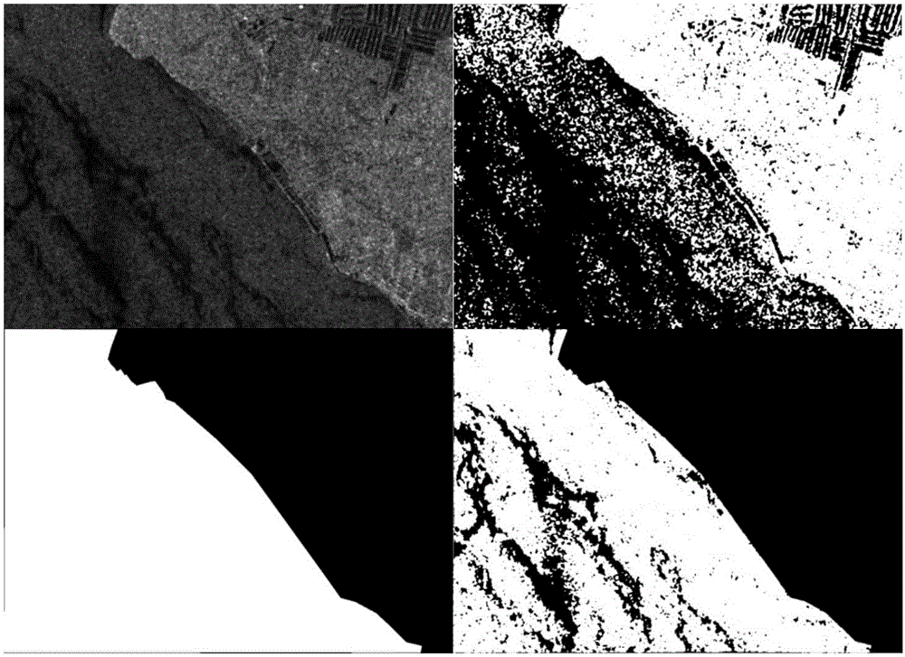 Marine oil spill information identification and extraction method based on SAR image