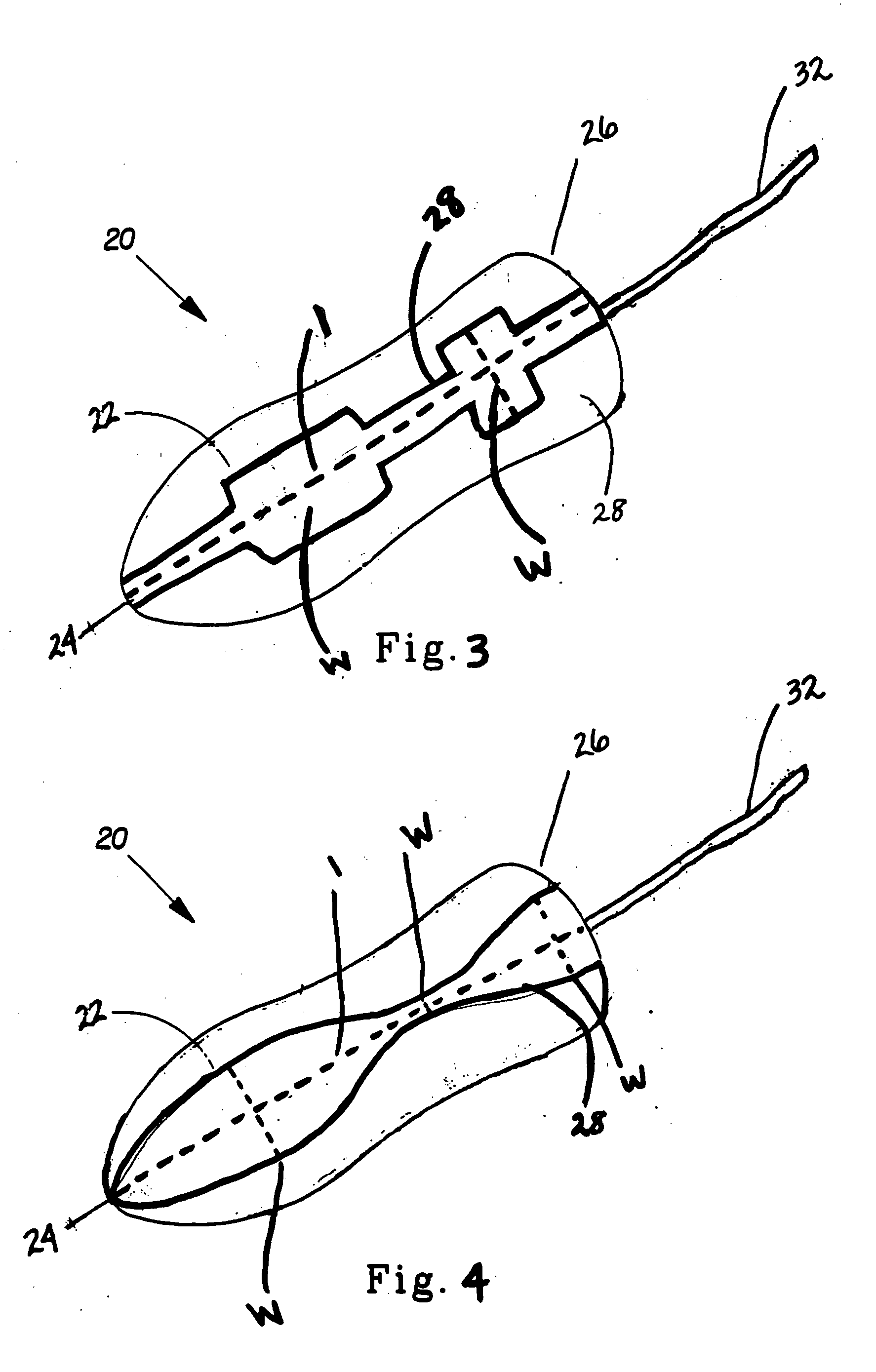 Tampon with recessed portions