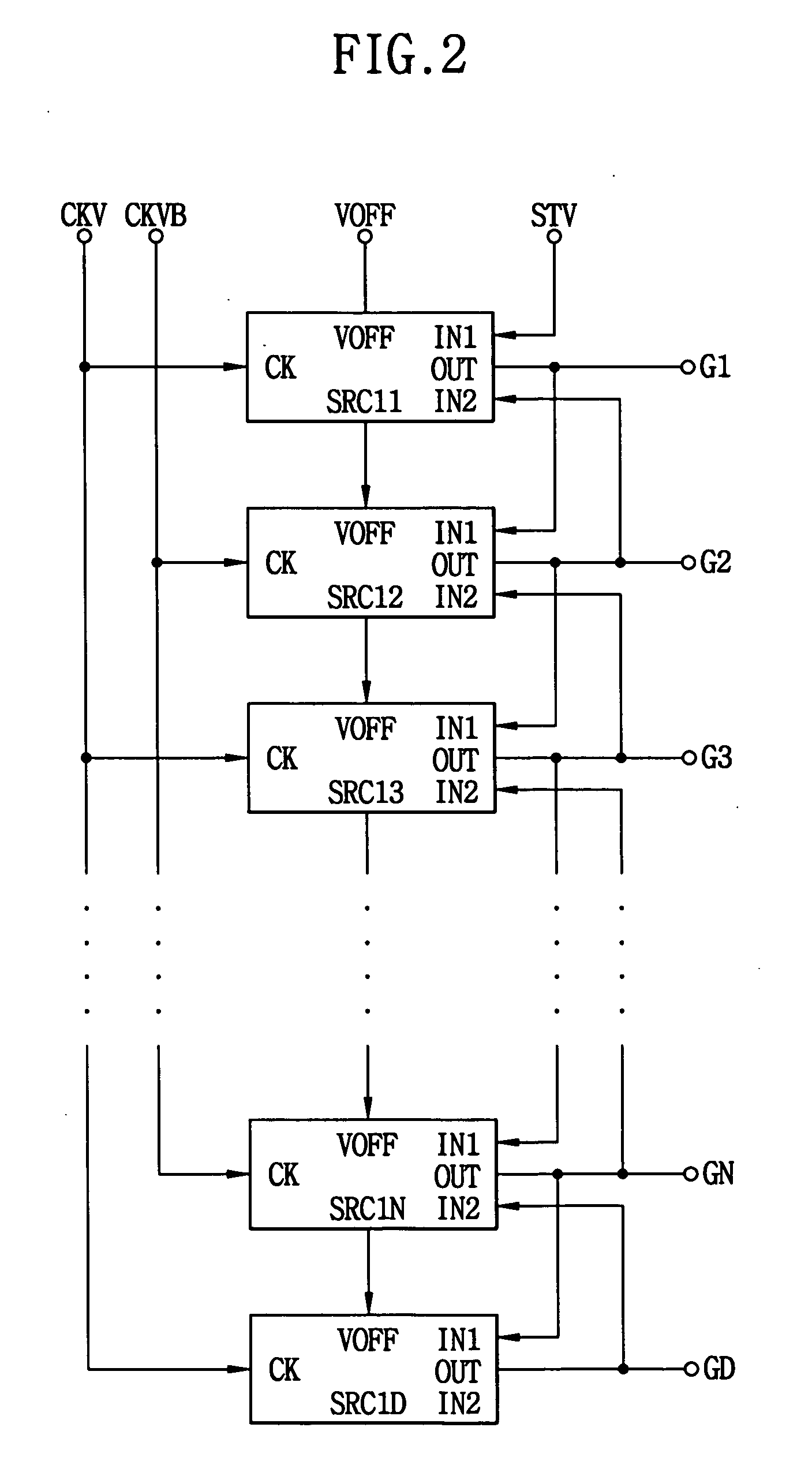 Shift register, scan driving circuit and display apparatus having the same