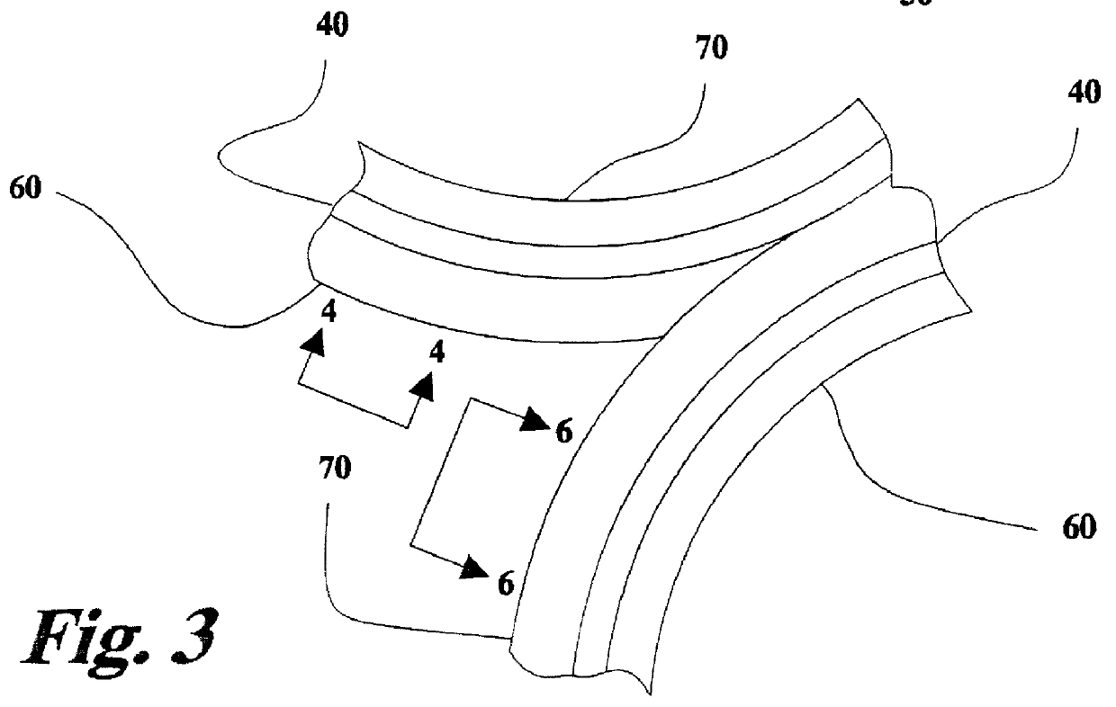 Loop back clockspring having adhesive layer