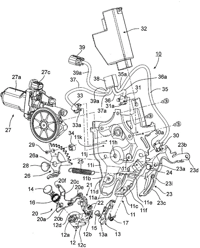 Drive device for opening/closing body