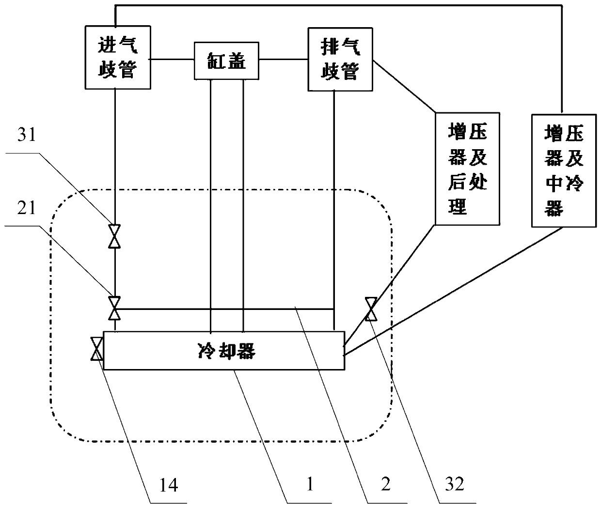 Exhaust gas recirculation system and engine with same