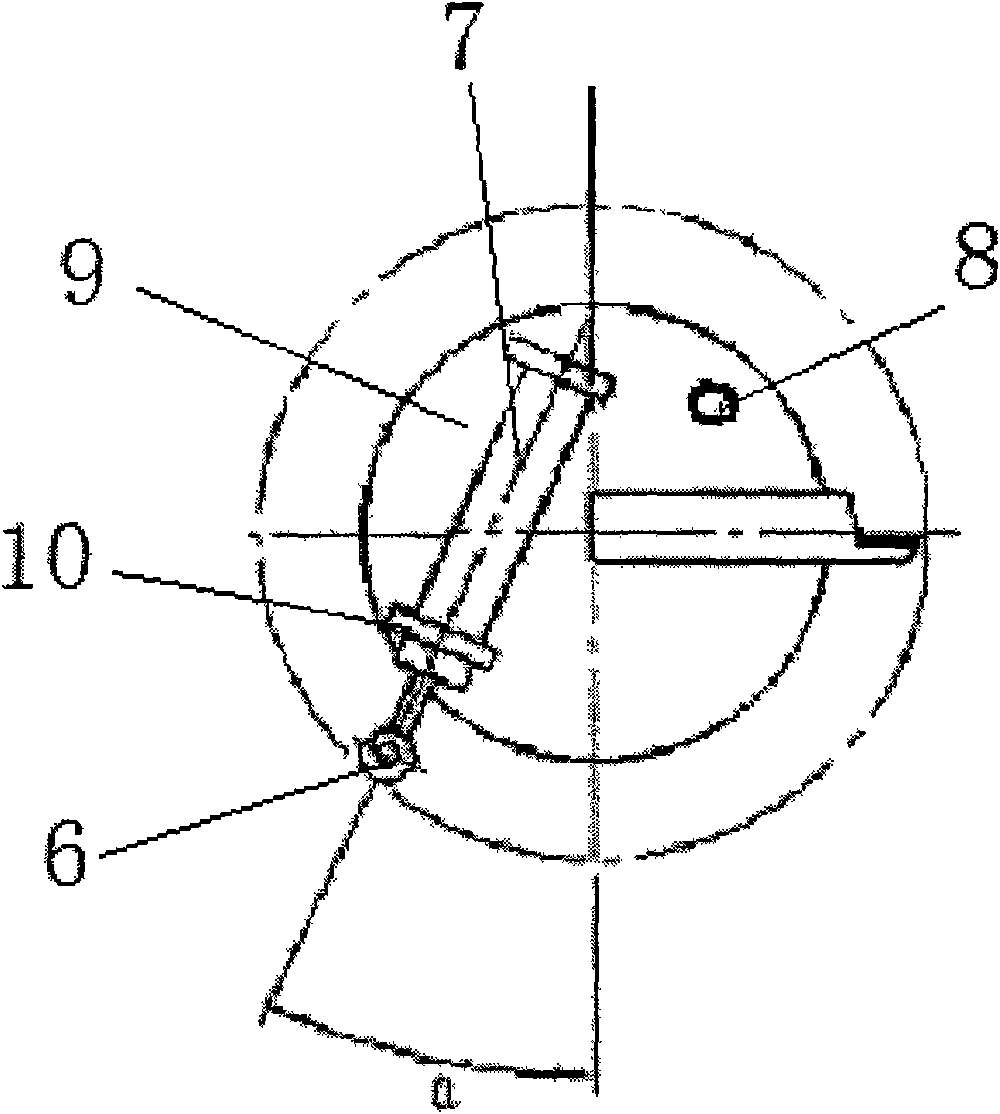 Pneumatic support device for steady operation of overlong boring cutter bar