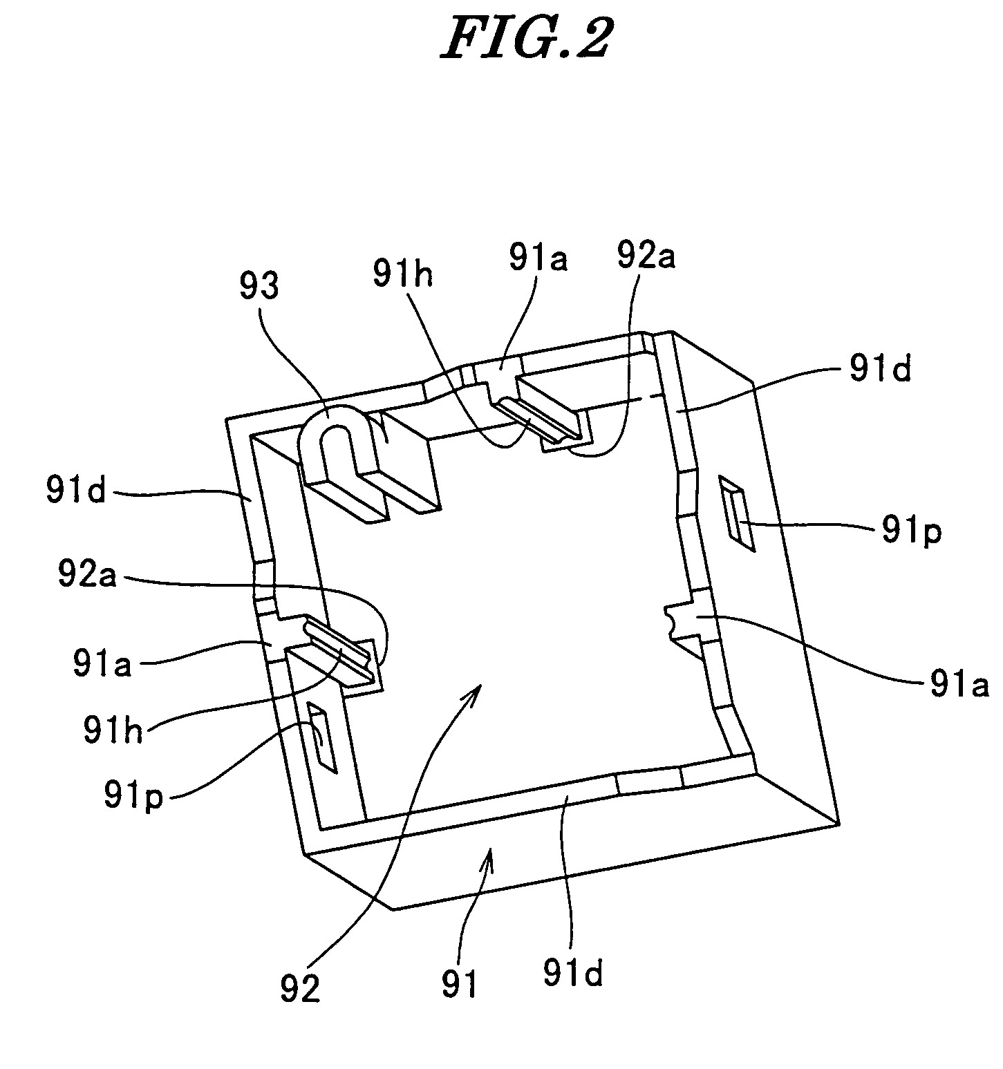 Push type switch