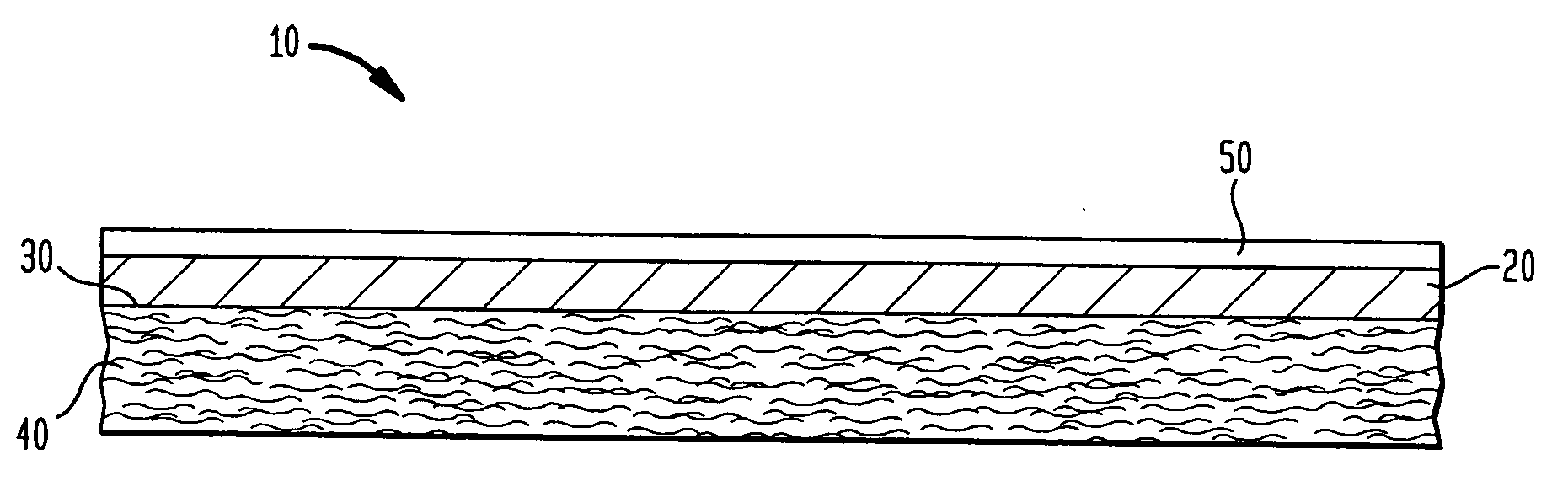 Synthetic nonwoven wallcovering with aqueous ground coating