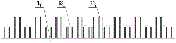 Long pile and short pile mixed velvet and weaving method thereof