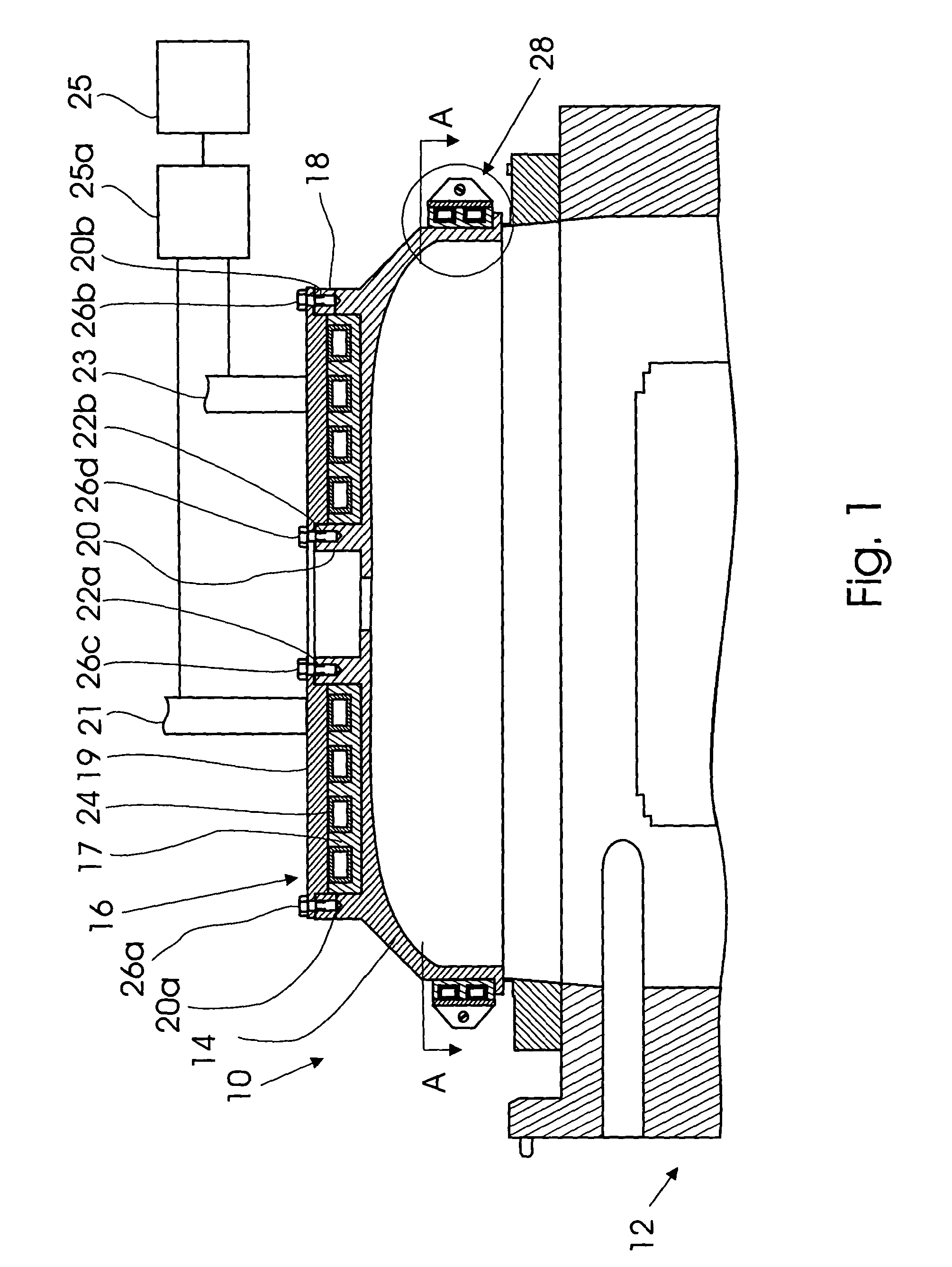 Heat-transfer interface device between a source of heat and a heat-receiving object