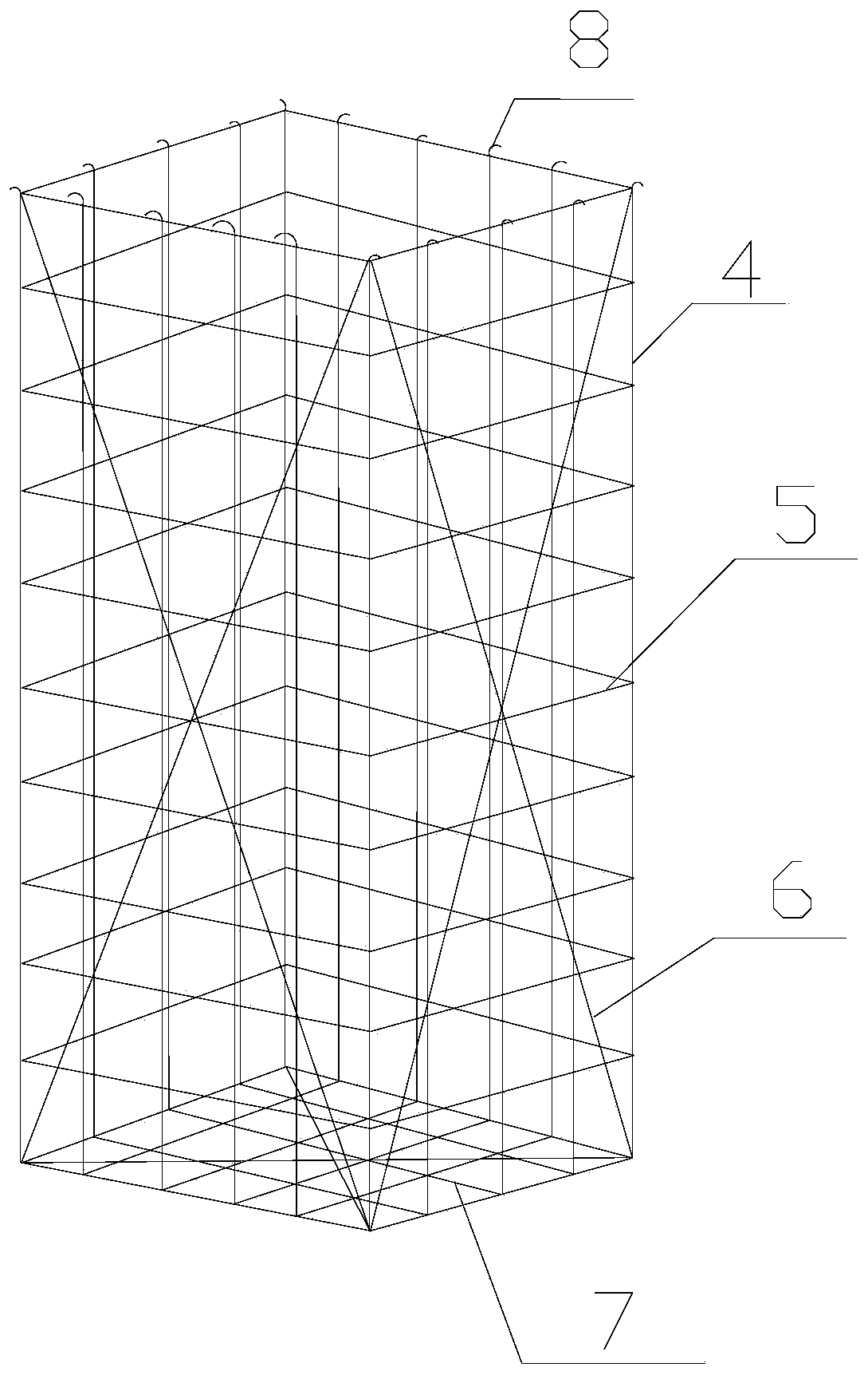 Hilly and mountainous area reinforcement cage stalagmite pile and construction process thereof